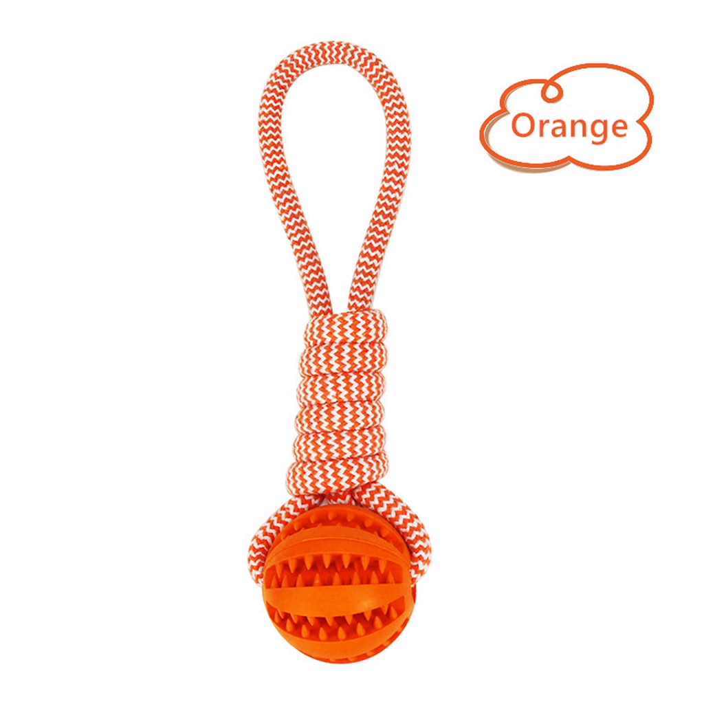 Dental Health Dog Rope Ball Toy