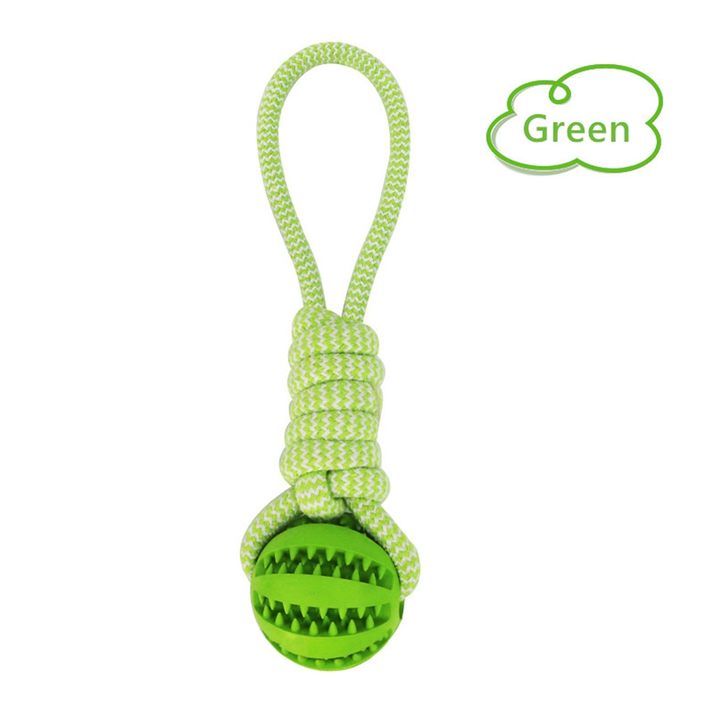 Dental Health Dog Rope Ball Toy